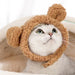 Winter Warm Soft Comfortable Adjustable Straps Pet Headwear