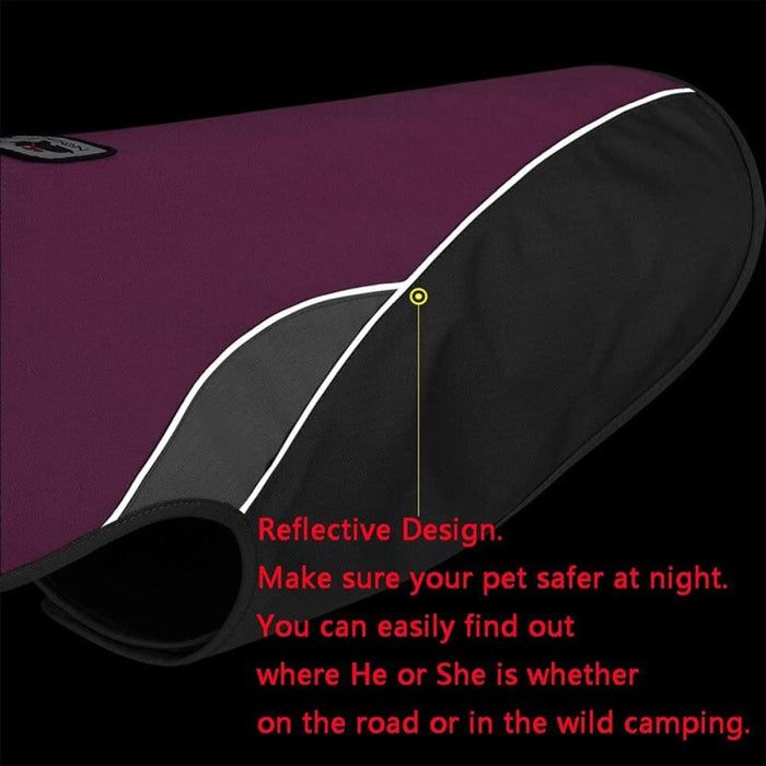 Winter Warm Waterproof Windproof Reflective Jacket For Dogs