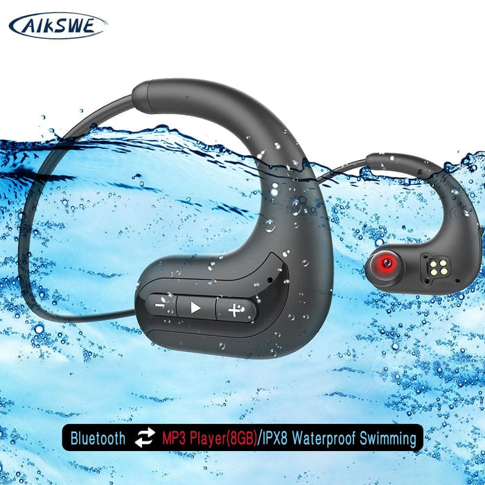 8gb Wireless Bluetooth Mp3 Music Player Waterproof Swimming