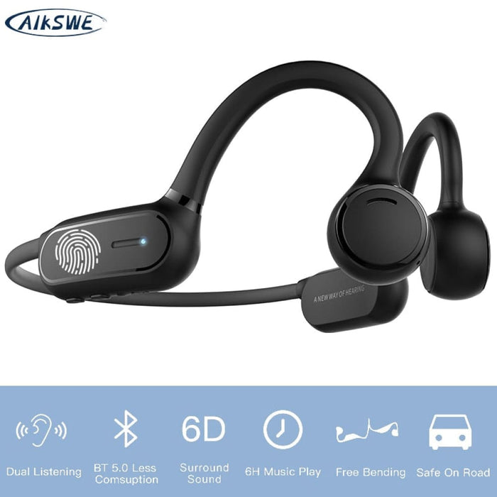 Wireless Hands-free Bluetooth Open-ear Headset Earphones