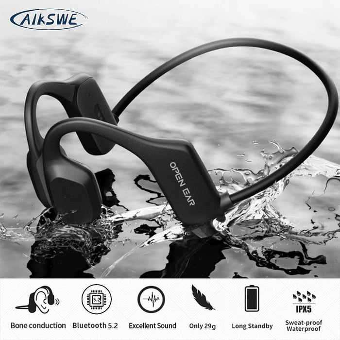 Wireless Hands-free Bone Conduction Bluetooth Headphones