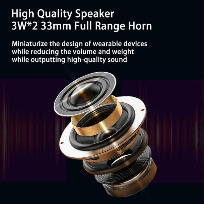 Wireless Neck 5.0 Bluetooth Speaker With Bass Hd Voice