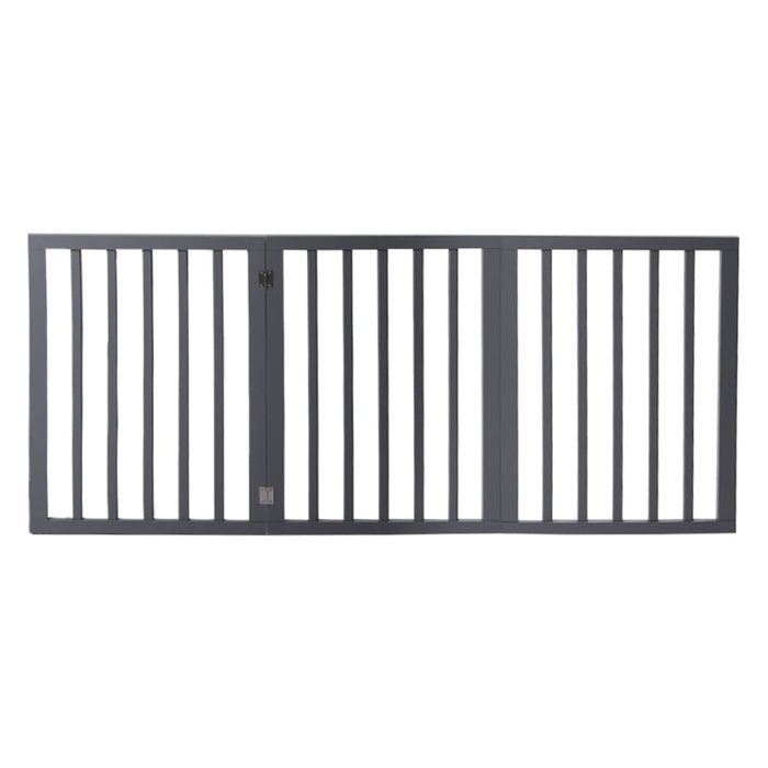 Goslash Picks Wooden Pet Gate Dog Fence Retractable Barrier