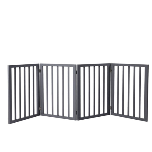 Goslash Picks Wooden Pet Gate Dog Fence Retractable Barrier