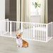 Goslash Picks Wooden Pet Gate Dog Fence Safety Stair