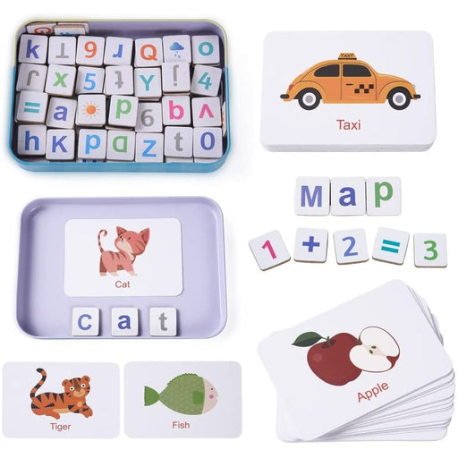 Wooden Magnetic Letters Numbers Alphabet Fridge Magnets