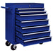 Workshop Tool Trolley With 7 Drawers Blue Oaioit