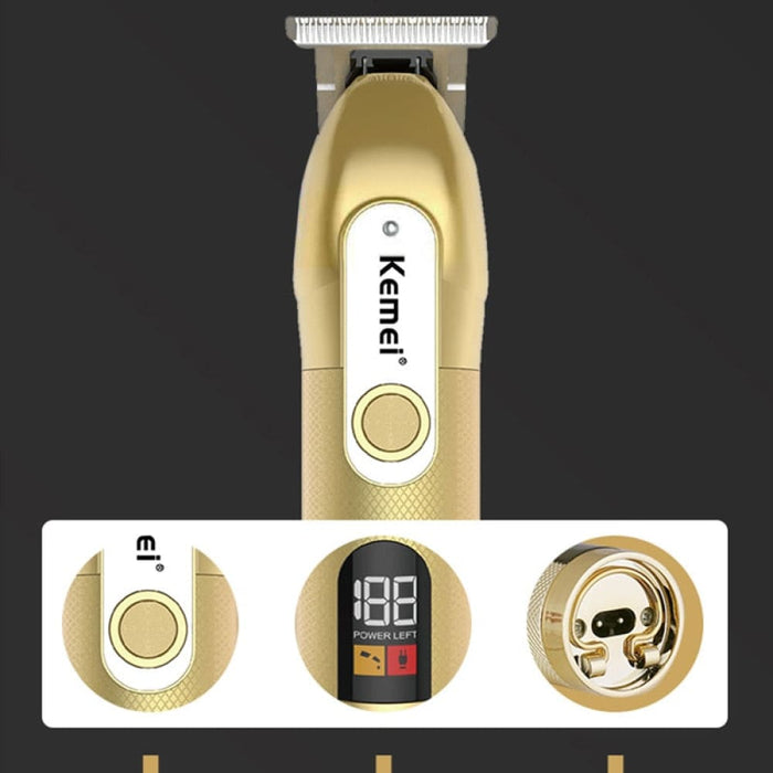 Zero Gapped Hair Clipper Professional Outlining Trimmer