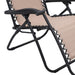 Zero Gravity Reclining Deck Camping Chair - Beige