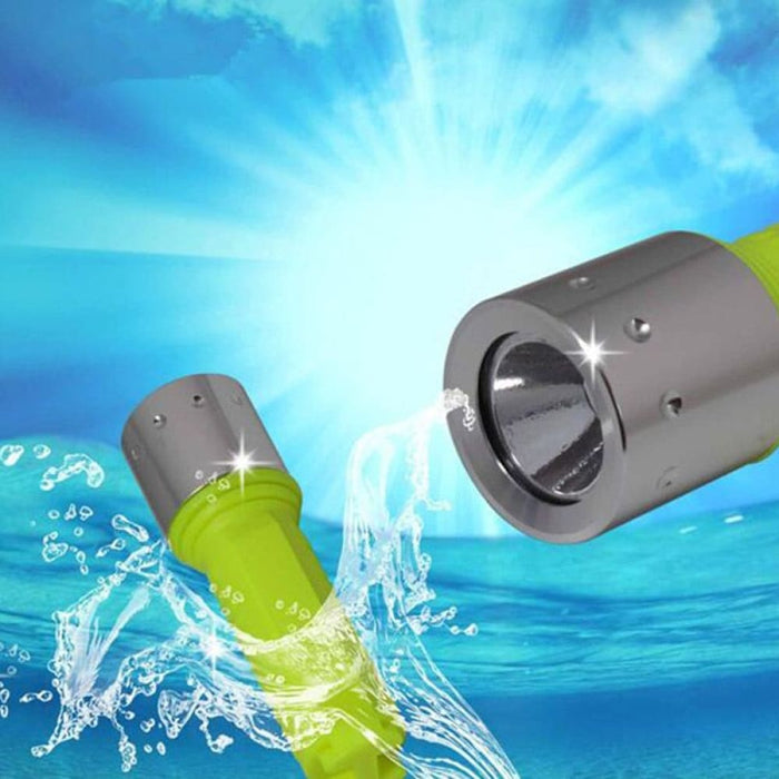 Zk20 Led Diving Rechargeable 18650 Underwater 2000lm